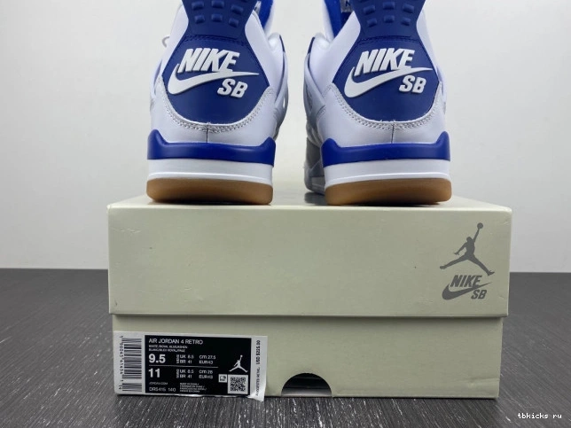 Rep TB Retro Pine SB Jordan Blue 4 DR5415-140 0708